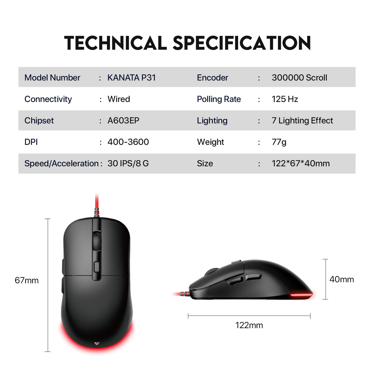 Fantech P31 3-in-1 Gaming Bundle